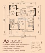 香山院==A3戶型-四房?jī)蓮d兩衛(wèi)