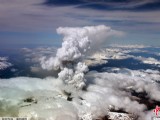 火山噴發(fā)景象似核爆炸