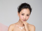 楊蓉甜蜜寫真 粉色紗裙飄逸浪漫