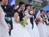 西安一大學(xué)博士生集體婚禮