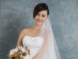 張歆藝披婚紗登封面